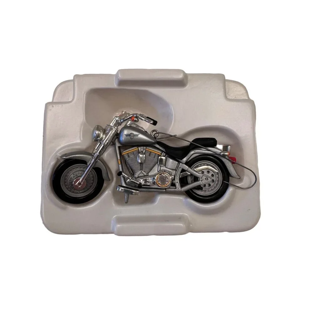 Hallmark Keepsake FAT BOY Harley Davidson Motorcycle Milestones Ornament Christm